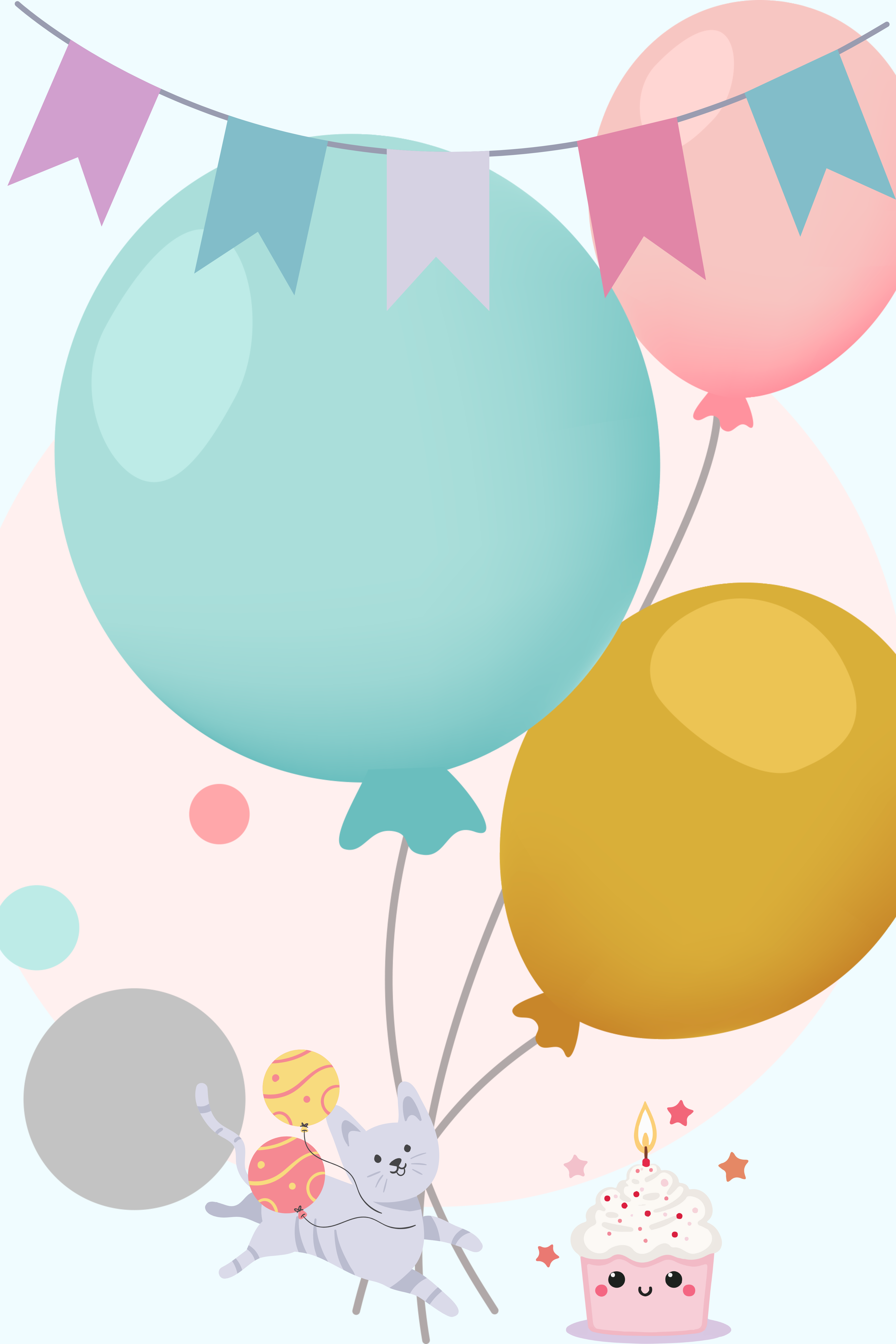 Pastel Nursery Wall Art Set of 7 | Cute Baby Room Prints | Soft & Dreamy Decor