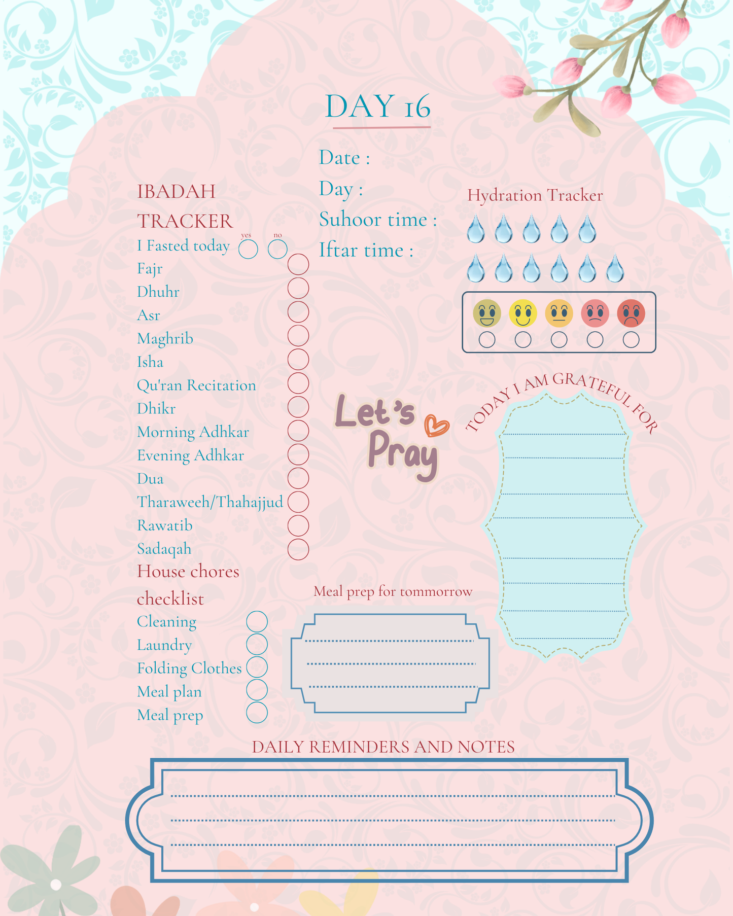 Ramadan Planner