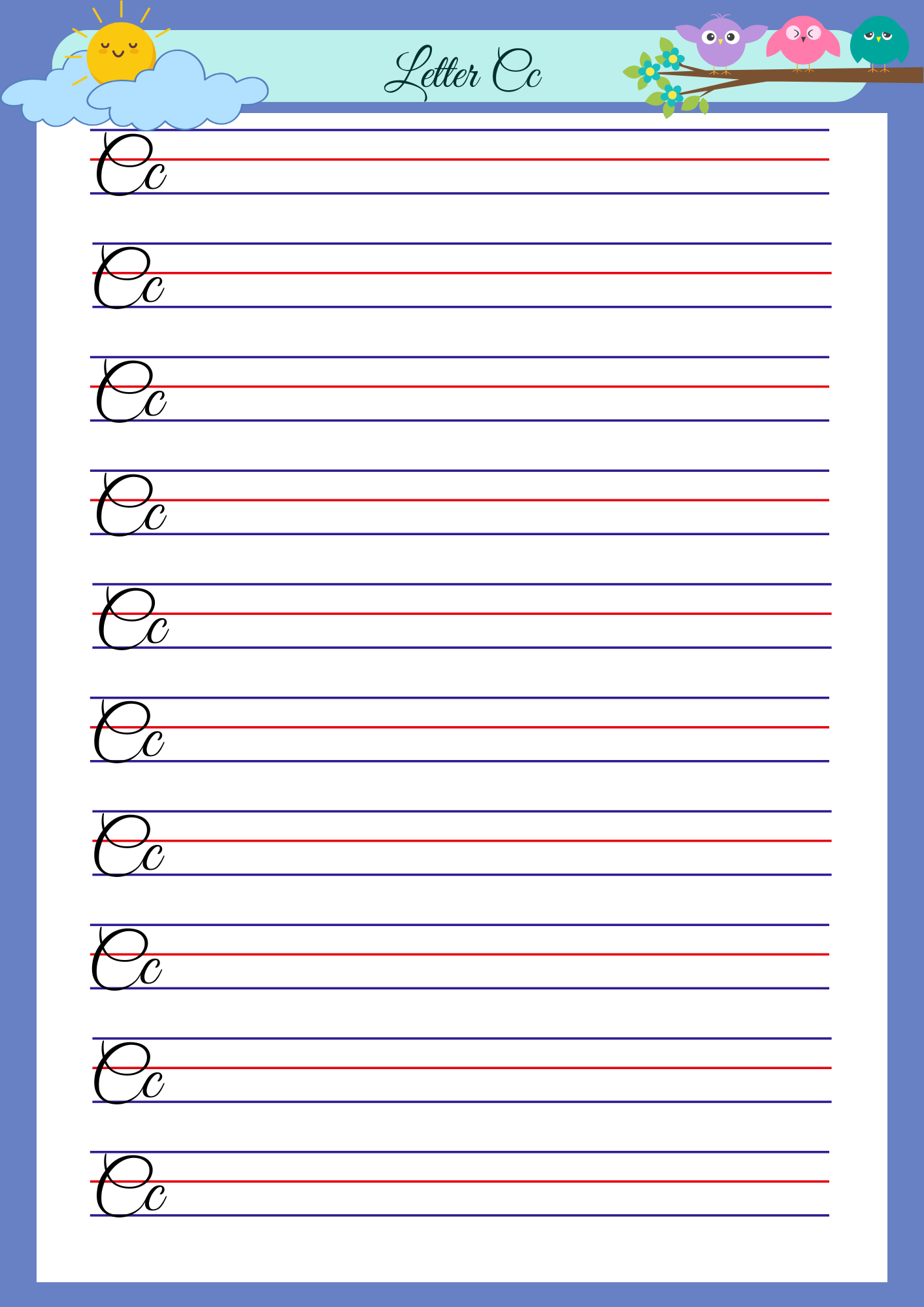 Cursive Writing Practice Book for Kids: A–Z Alphabet Tracing