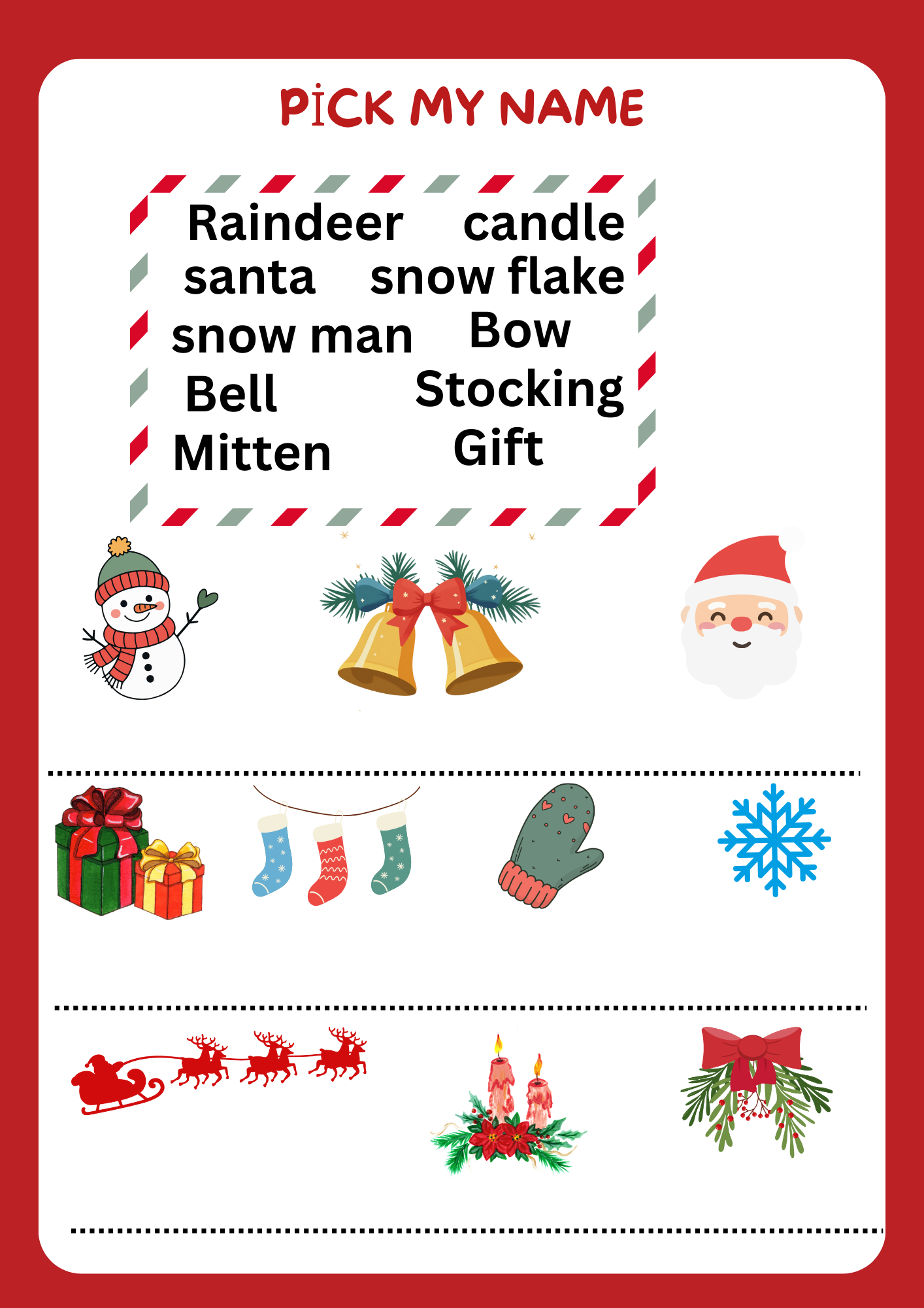 Christmas Classroom  Bundle – Engaging Worksheets for Kindergarten
