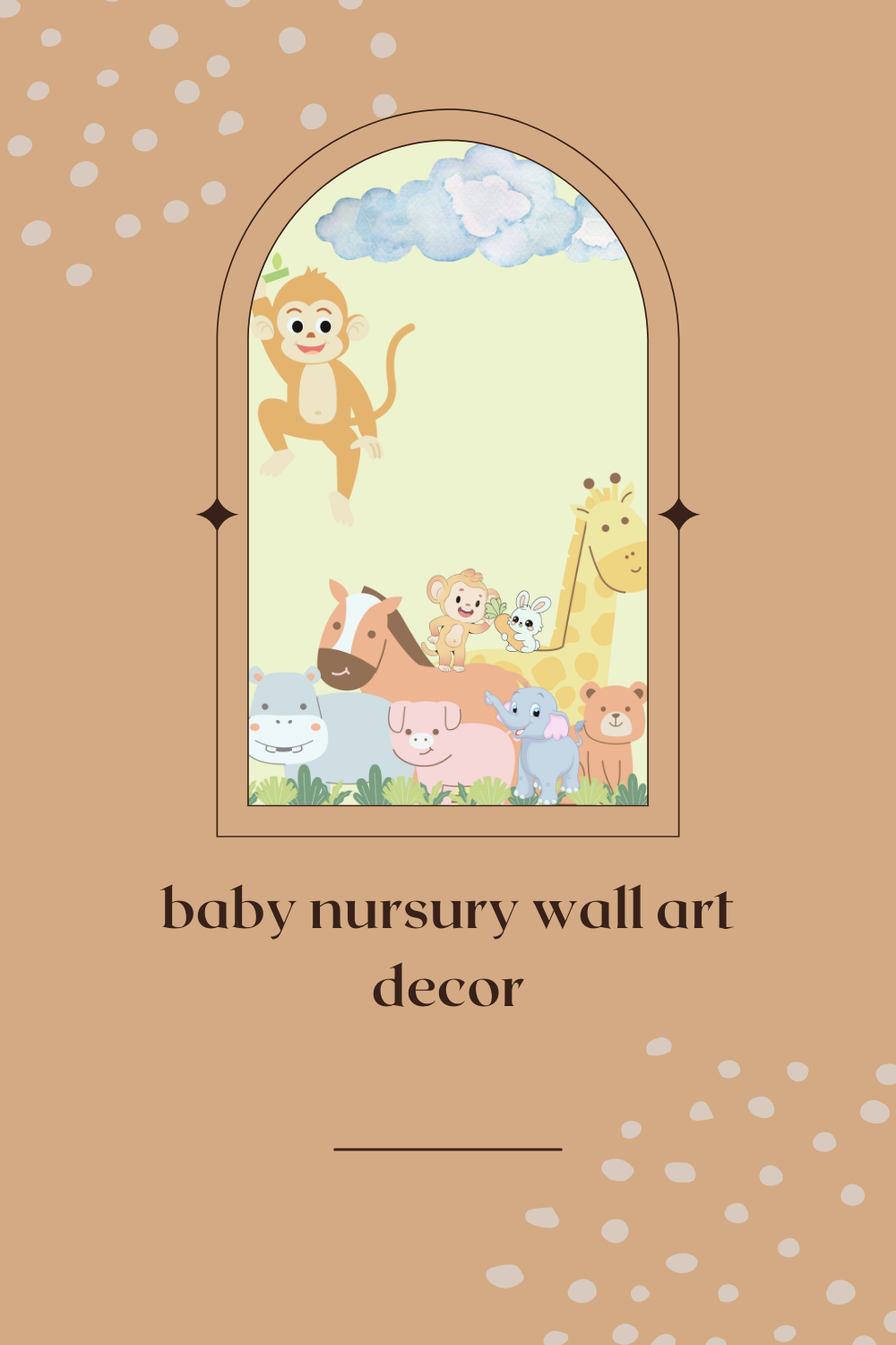 Cute Nursery Animal Wall Art Set – 13 Pieces | Jungle, Safari & Farm Animals | Printable Digital Art | Multiple Sizes Included